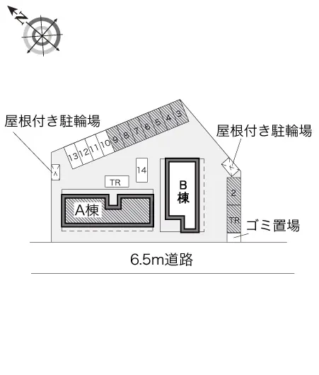 ★手数料０円★名古屋市名東区宝が丘　月極駐車場（LP）